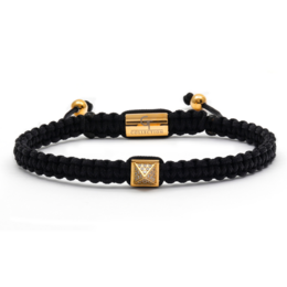 Bracelet Homme Pyramide Doré avec Zircon