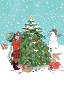 Postcard Very Merry Christmas