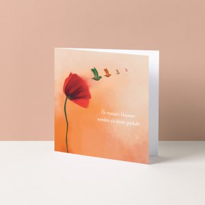 Greeting card | The most beautiful flowers