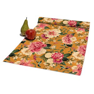 Ocher Vintage Garden Table Runner