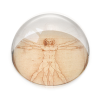 Glazen koepel, Da Vinci, Man van Vitruvius