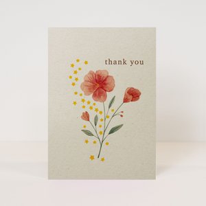 Postcard 'thank you'