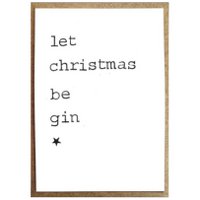 Let Christmas be gin