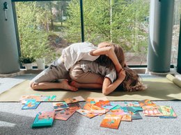 Partner yogakort til børn - julegave