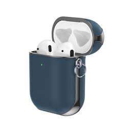 Airpod Case Snap Gen 1/2 Læder Blå