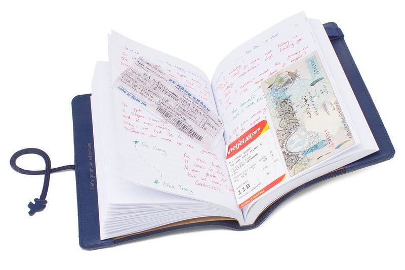 Cuaderno de Viaje Stitch Azul Marino