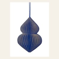 Risografie Postcard - Sieraden Blue - Din A6