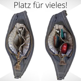 Sunsa schoudertas voor dames. Canvas/canvas & lederen hobo tas. Vintage crossbodytas in retrostijl met veel vakken met ritssluiting ...