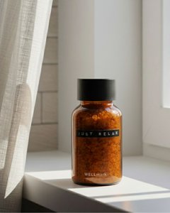 Bath salts 250 ml roses - black cap