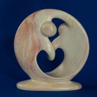 334 circle of life med. - Soapstone