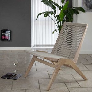 X-Chair White Oak / Beige