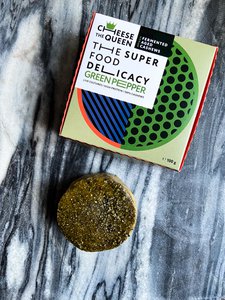 Cheese the Queen "Green Pepper" Aged Delicacy from fermented cashews