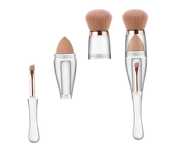 Luxury Beauty Cosmetics 3- in 1 Brush