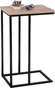 Metalen bank bijzettafel