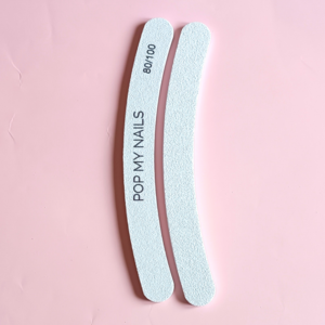 Banana white nail file 80/100