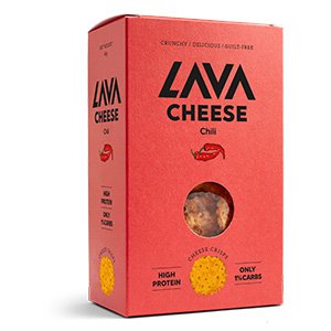 Lava Cheese Chili Cheddar Cheese Taler Cheese Cracker Crisps