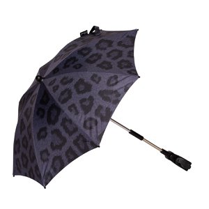 Bellasol - Leopard black/grey - Parasol kinderwagen/buggy universeel - Speciale UV-werende coating  - 1 jaar garantie