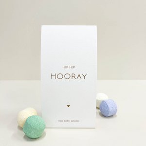 Bath bombs 'Hip hip hooray'