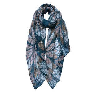 Scarf 90x180 cm blue