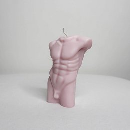 Amari men torso candle