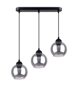 ALINO 3 zwarte hanglamp