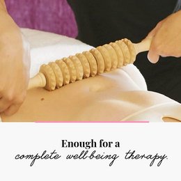 Træ Cellulite Massage Roller Lymfedrænage Massager Maderotherapy