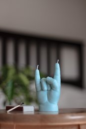 Baby YOU ROCK Candle Blue