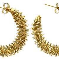 B-A3.1  E041-054G S. Steel Earrings 3cm