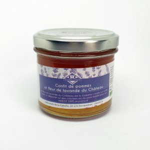 Organic lavender apple confit