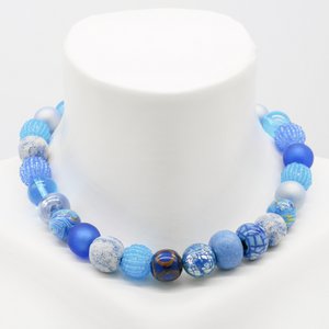 Stephisimo "Bollywood" necklace, Azure