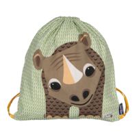 Children's Activity Bag, Organic Cotton, Rhinoceros
