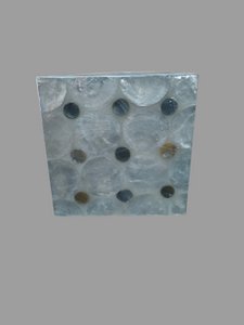 Untersetzer weiße Kreise