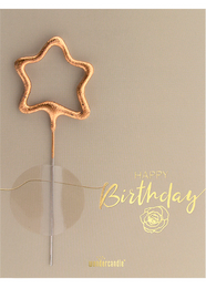 Birthday Greetings Sortiment Mini Wondercard