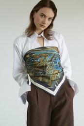 Foulard Medusa's Flower 100% Seta (3 colori)