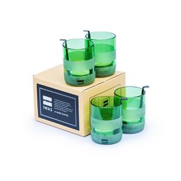 Tealight holder "Green" (set of 4)