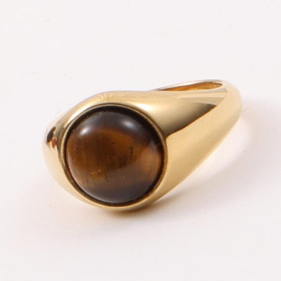 Zana - Ædelsten Signet Ring Malakit