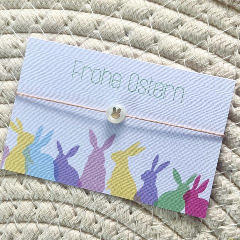 Armband Konijntje Paas parelmoer
