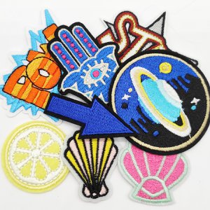 Set of iron-on patches (8 PCES) - Theme: Star