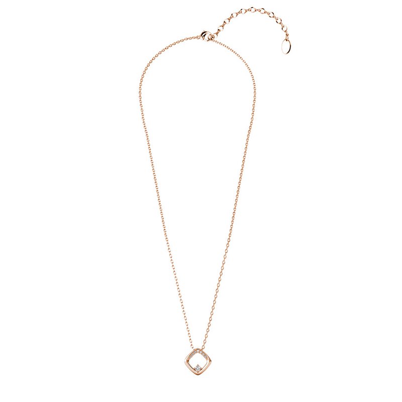 Pendentifs Adelise - Or RosÃ© et Cristal