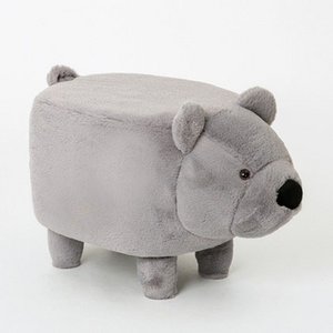 Beren stoeltje grijs