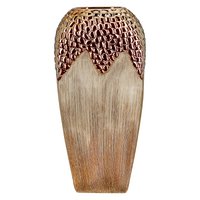 Vase Lausanne, braun; bronzefarben H.38,5 cm