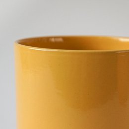 Hollyhock mug - late summer yellow - 200 ml