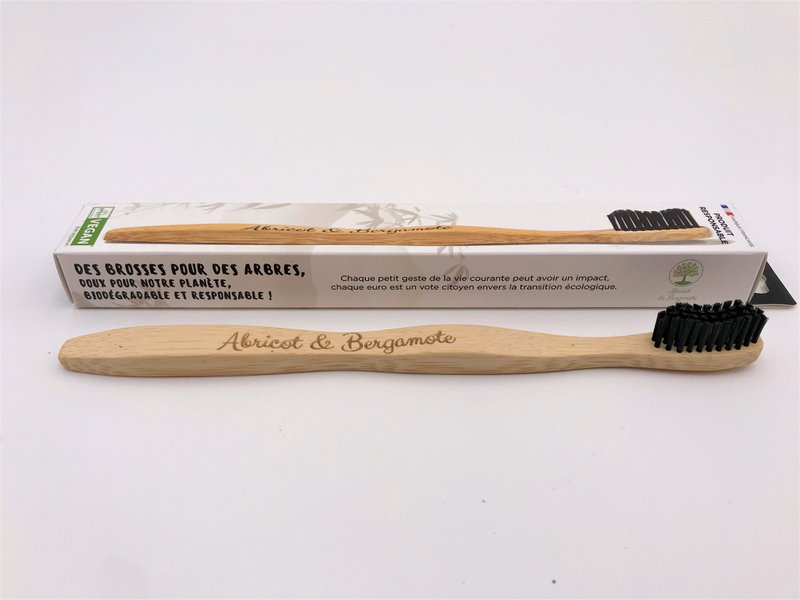 100% biodegradable bamboo toothbrush