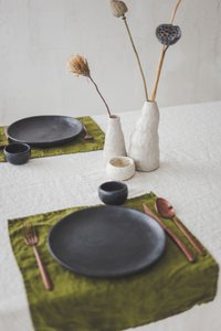 Linen Table Napkins, Flax Linen Table Decor