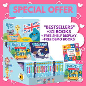 NEUKUNDEN-AKTIONSPAKET „BESTSELLER“: REGALEINHEIT + 32 BÜCHER + KOSTENLOSE MUSTERBÜCHER