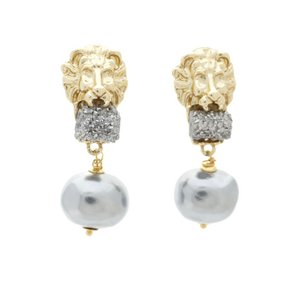 Lowe Gold Earrings with Pearl
