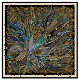 Foulard Medusa's Flower 100% Seta (3 colori)