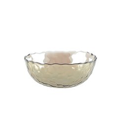  A golden, textured bowl with a diameter of 15cm. The bowl has a finely crafted, hammered texture on the exterior, giving it a unique and elegant appearance.
