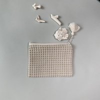 Handmade Small Bag Wafflepiqué | Camel