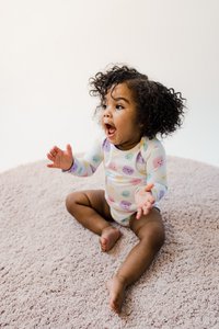 Nachhaltiger Langarm-Baby-Strampler | GOTS-zertifizierte Bio-Baumwolle